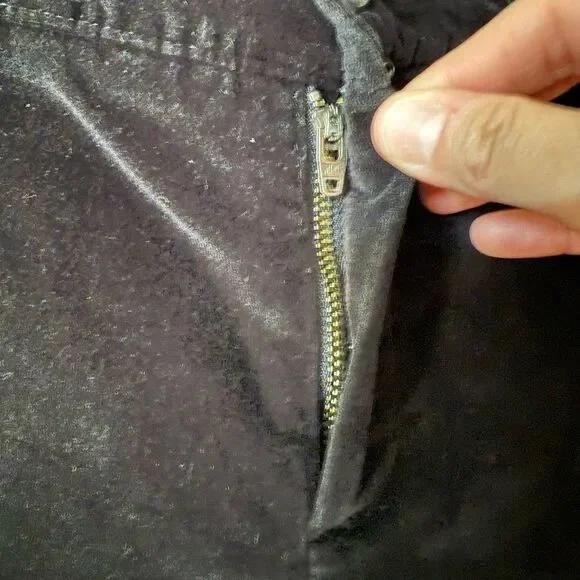 THEORY stretch cotton-velvet flared pants Size 6 - Picture 8 of 8